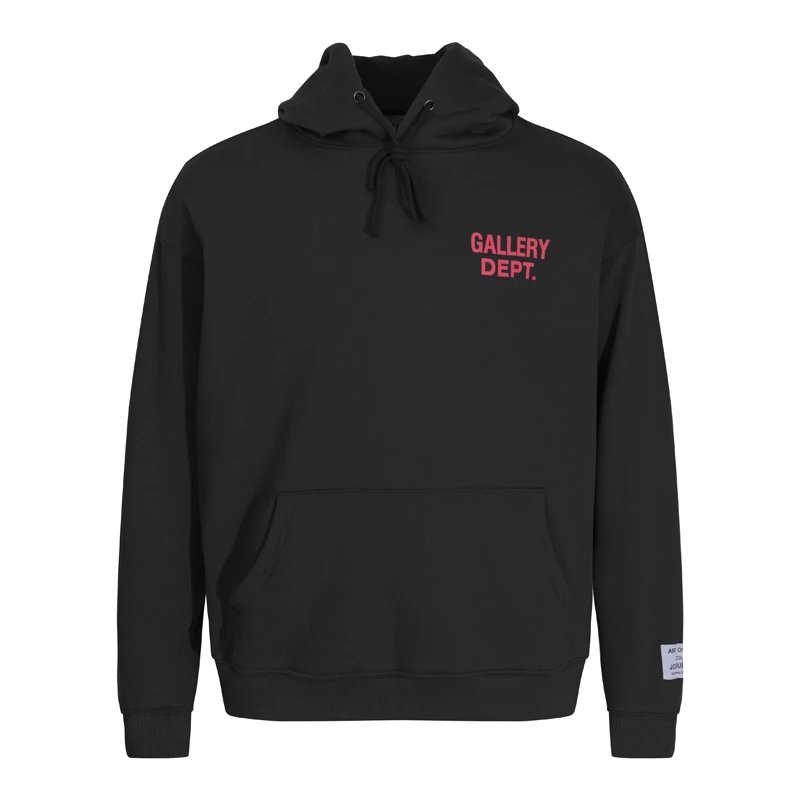 Gallery Dept. Hoodie Black Red