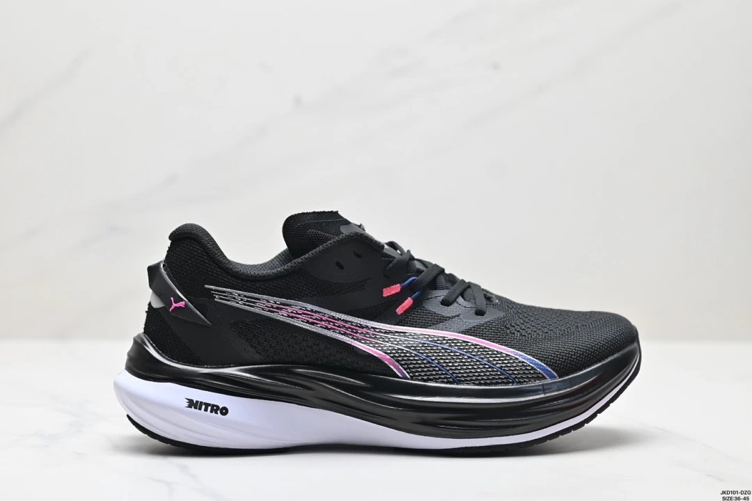 Puma Deviate Nitro Black Pink Blue