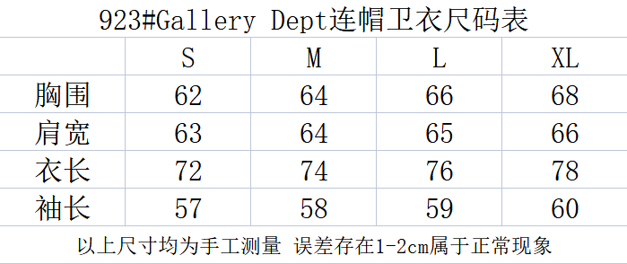 Gallery Dept Paint-Splatter Hoodie Gray product detail 2 in Litbuy spreadsheet finds