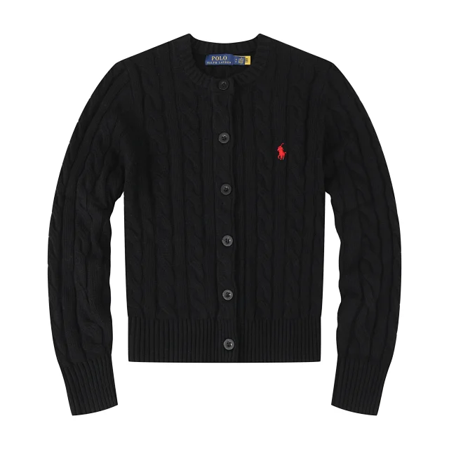 Polo Ralph Lauren Knitwear Cable-Knit Button-Front Cardigan product detail image 4