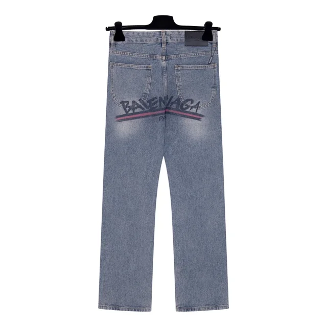 Balenciaga Jeans Logo Print product detail image 8