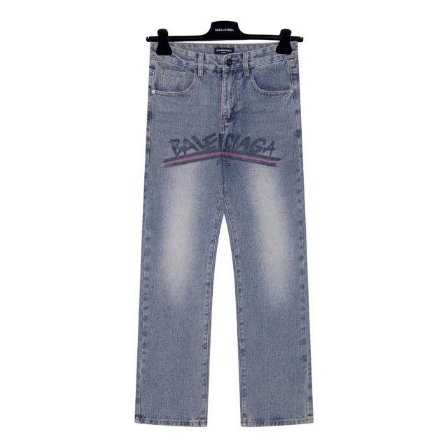 Balenciaga Jeans Logo Print product detail image 7