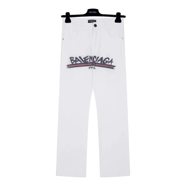 Balenciaga Jeans Logo Print product detail image 11