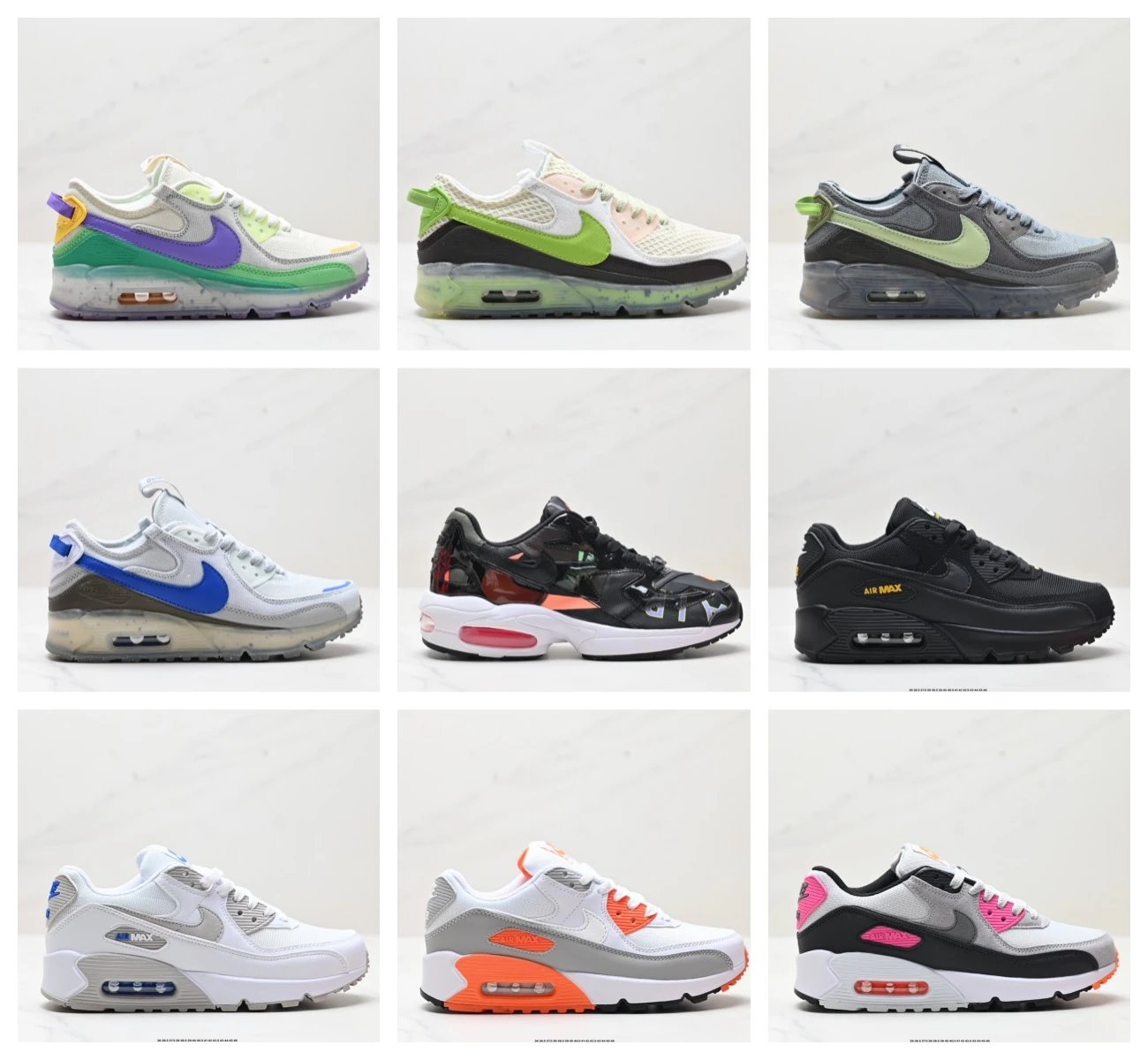 Low-Top Retro Air Cushion Versatile Casual Running Sneakers-CY