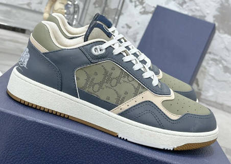 Dior B27 Low Top Oblique Navy Khaki