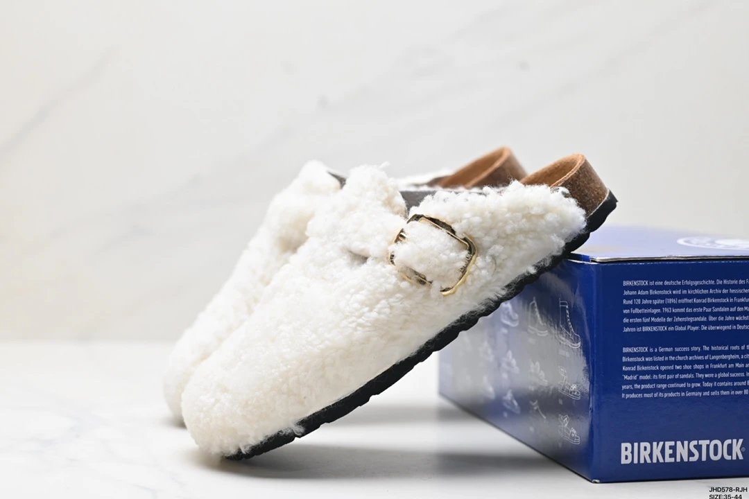 Birkenstock Boston Shearling Clog White Cream