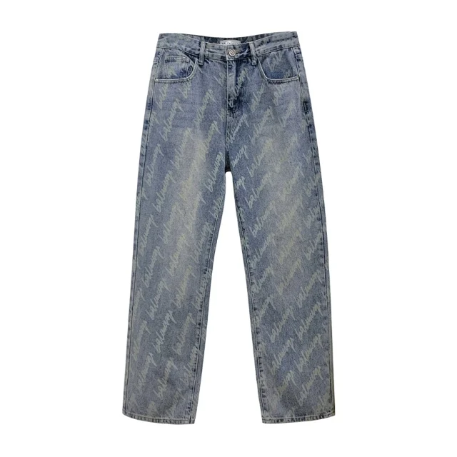 Balenciaga Jeans Logo Print product detail image 13