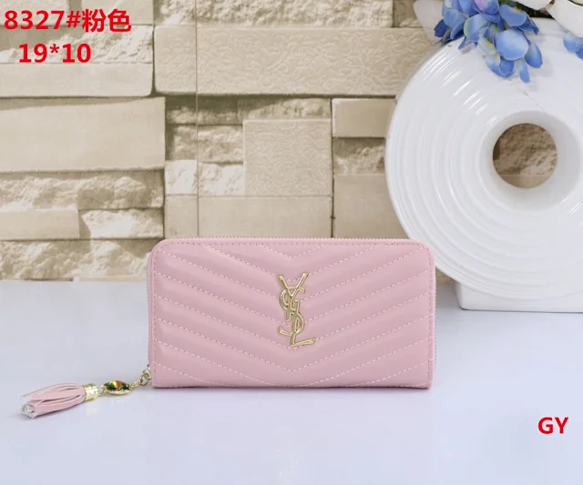 Saint Laurent Wallets & Card Holders Quilted Zip-Around Tassel Wallet product detail image 7