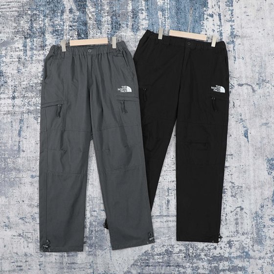 Winter Thickened Outdoor Straight Leg Drawstring Two-Way Cargo Pants - CY