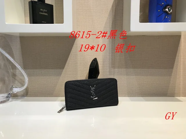Saint Laurent Wallets & Card Holders Quilted Zip-Around Tassel Wallet product detail image 9