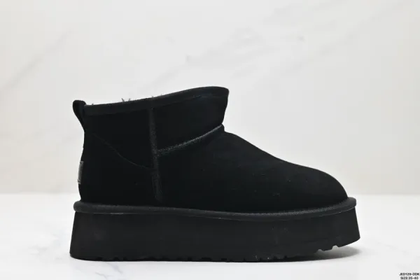 UGG Fluff Yeah Platform Slipper Beige Shearling-Lined Casual Shoes - 7