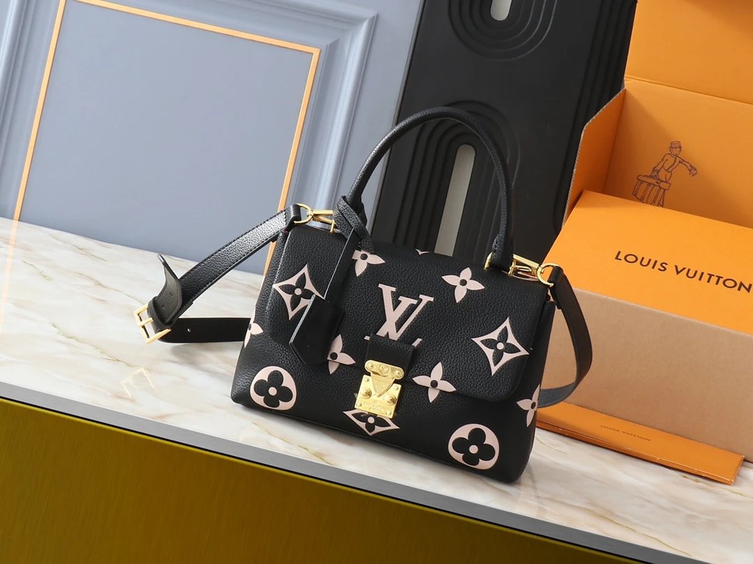 Louis Vuitton Speedy Bandouliere 20 Monogram Empreinte Black