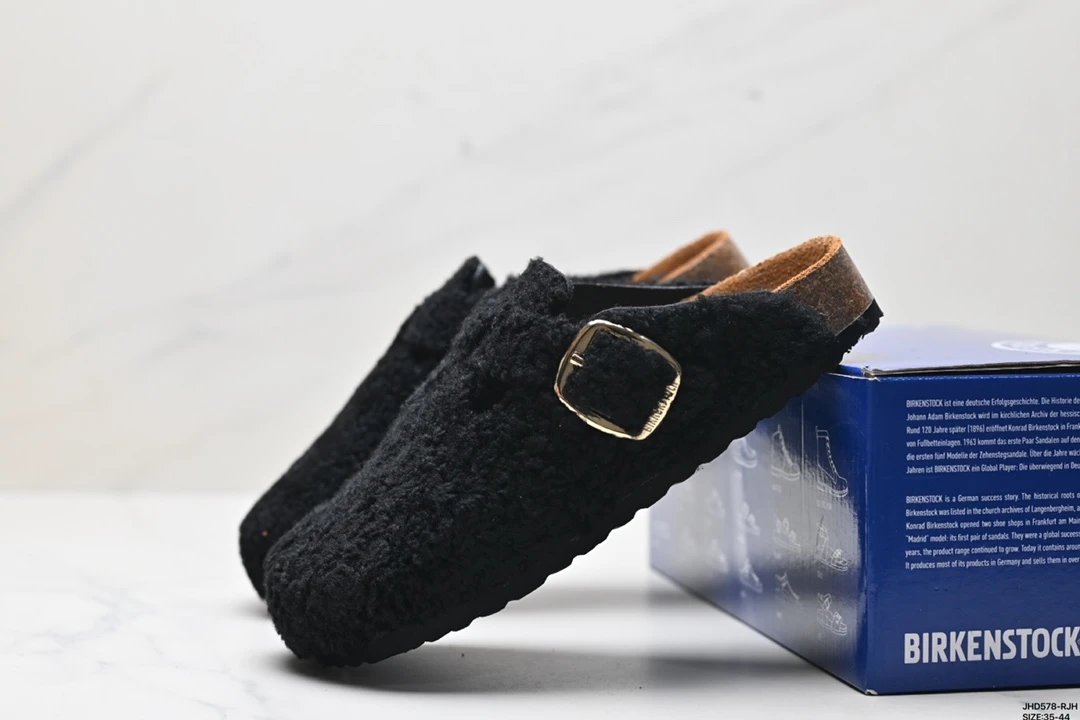 Birkenstock Boston Clog Shearling Black