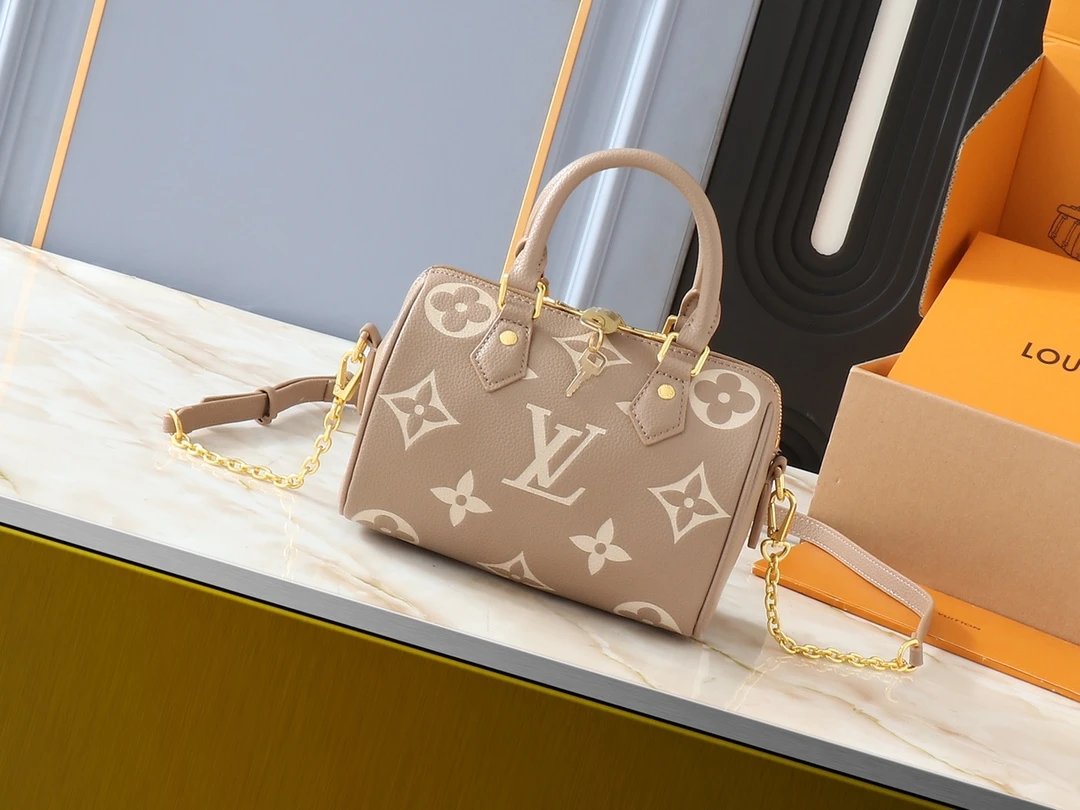 Louis Vuitton Duo Messenger Bag Monogram Canvas Brown Yellow