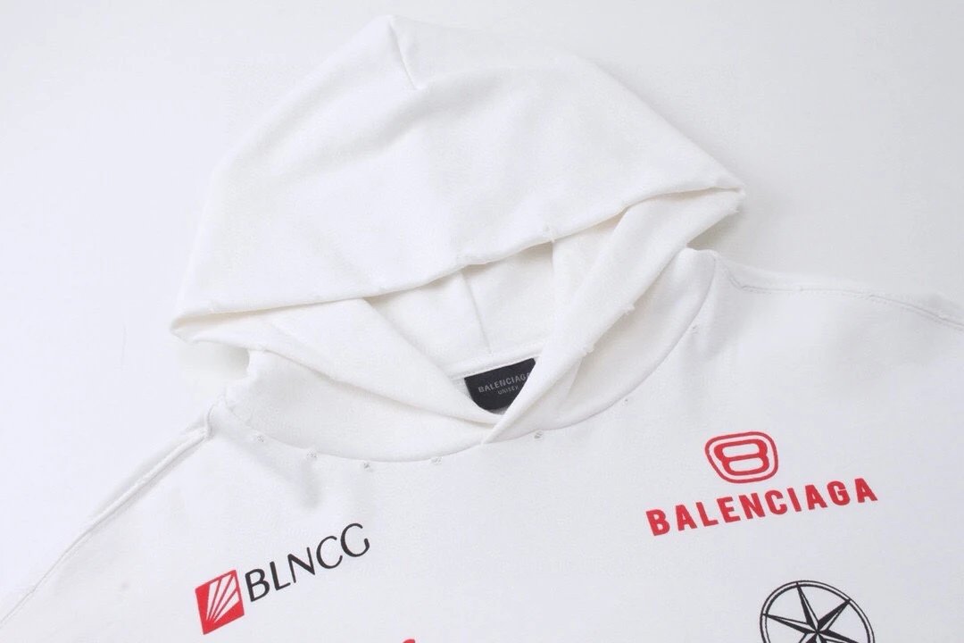 Balenciaga x BLNCC Camera Logo Hoodie Black - 3