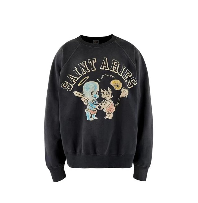 Saint Mxxxxxx x Aries crewneck Sweatshirt: seller detail photo 3