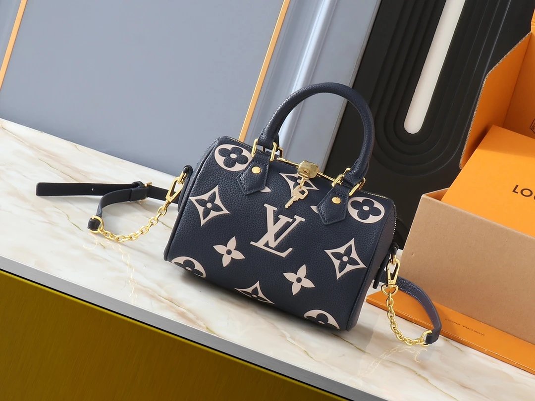 Louis Vuitton Duo Messenger Bag Monogram Blue Khaki