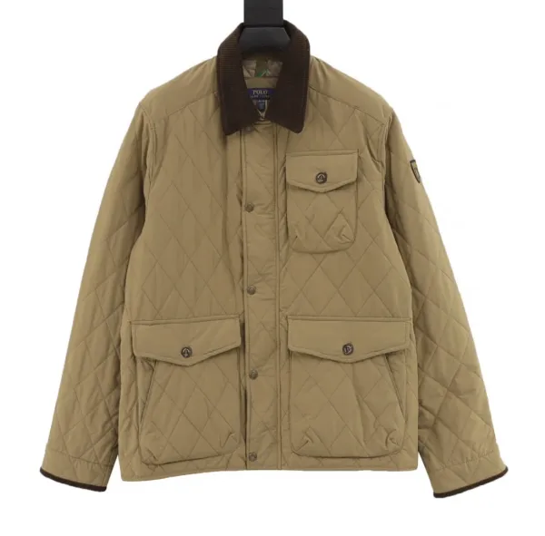 Polo Ralph Lauren Quilted Field Jacket Beige Outerwear - 1