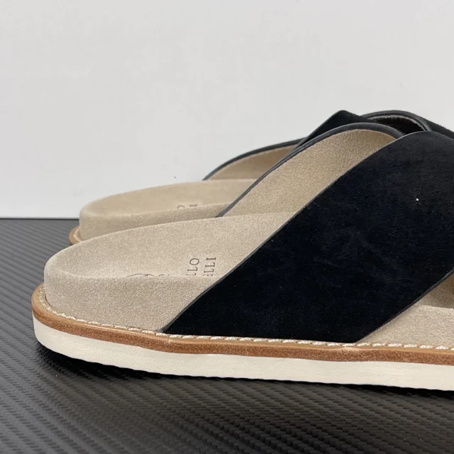 Brunello Cucinelli Slippers Suede Slide Sandals product detail image 22