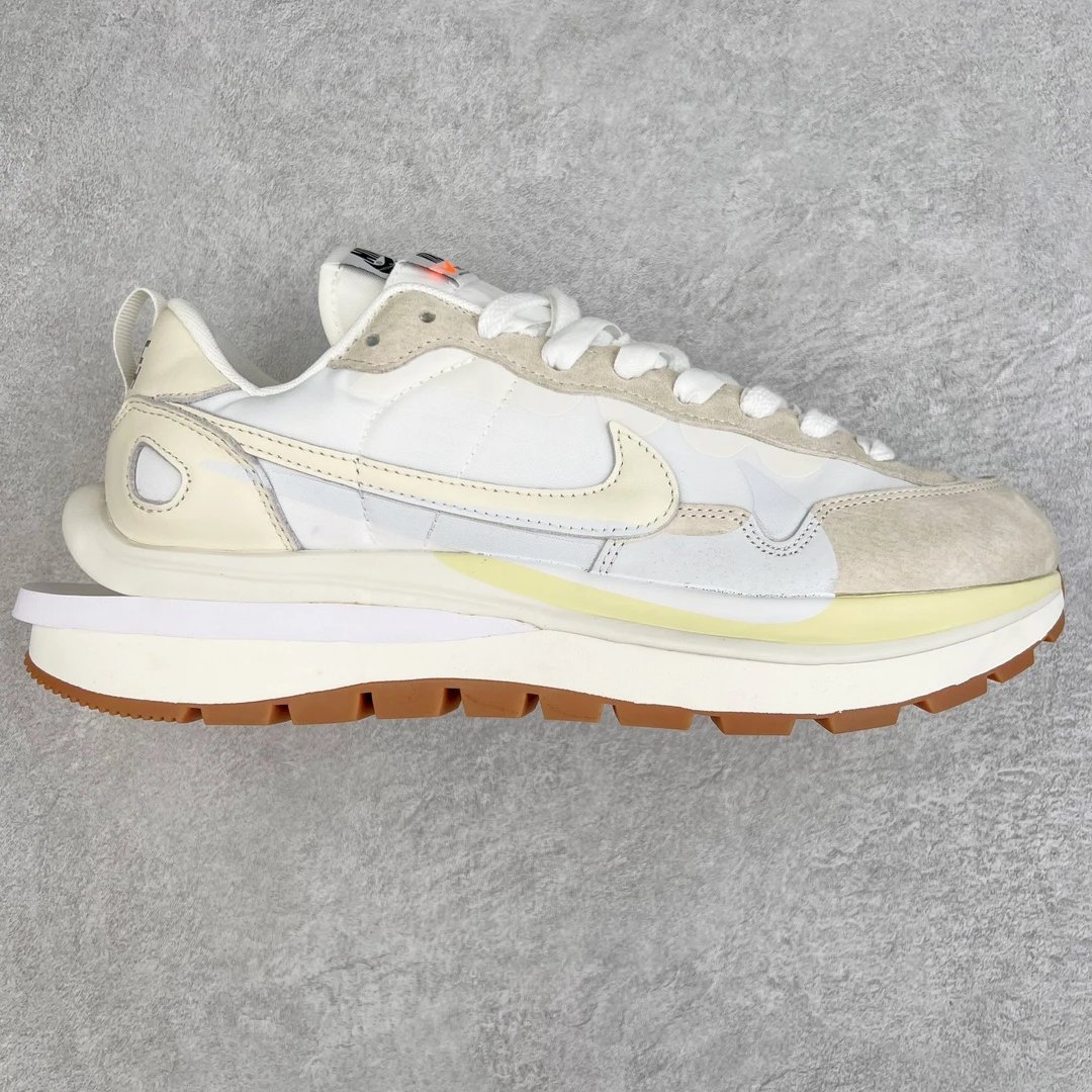 Nike Sneakers Sacai Collaboration Layered Double-Swoosh — Sacai 3.0 White raw rubber DD 1875-100