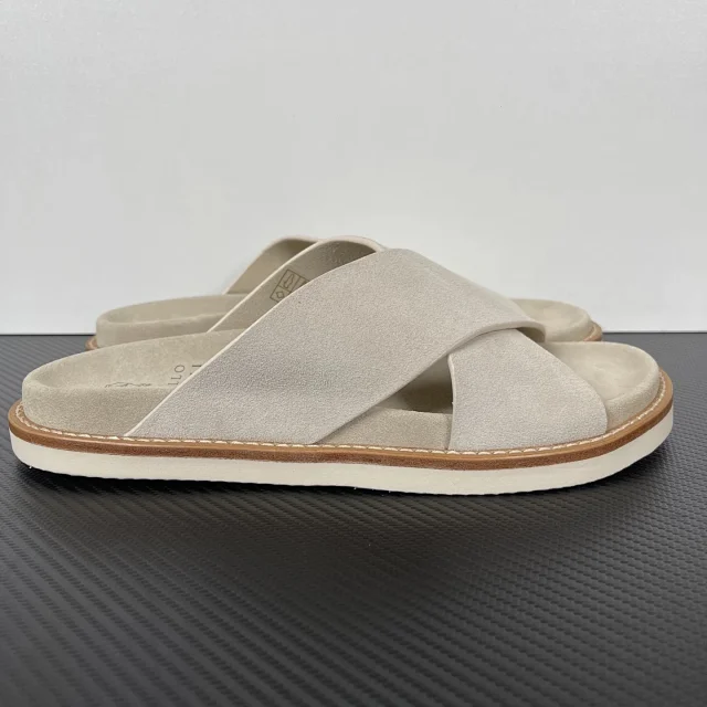 Brunello Cucinelli Slippers Suede Slide Sandals product detail image 29