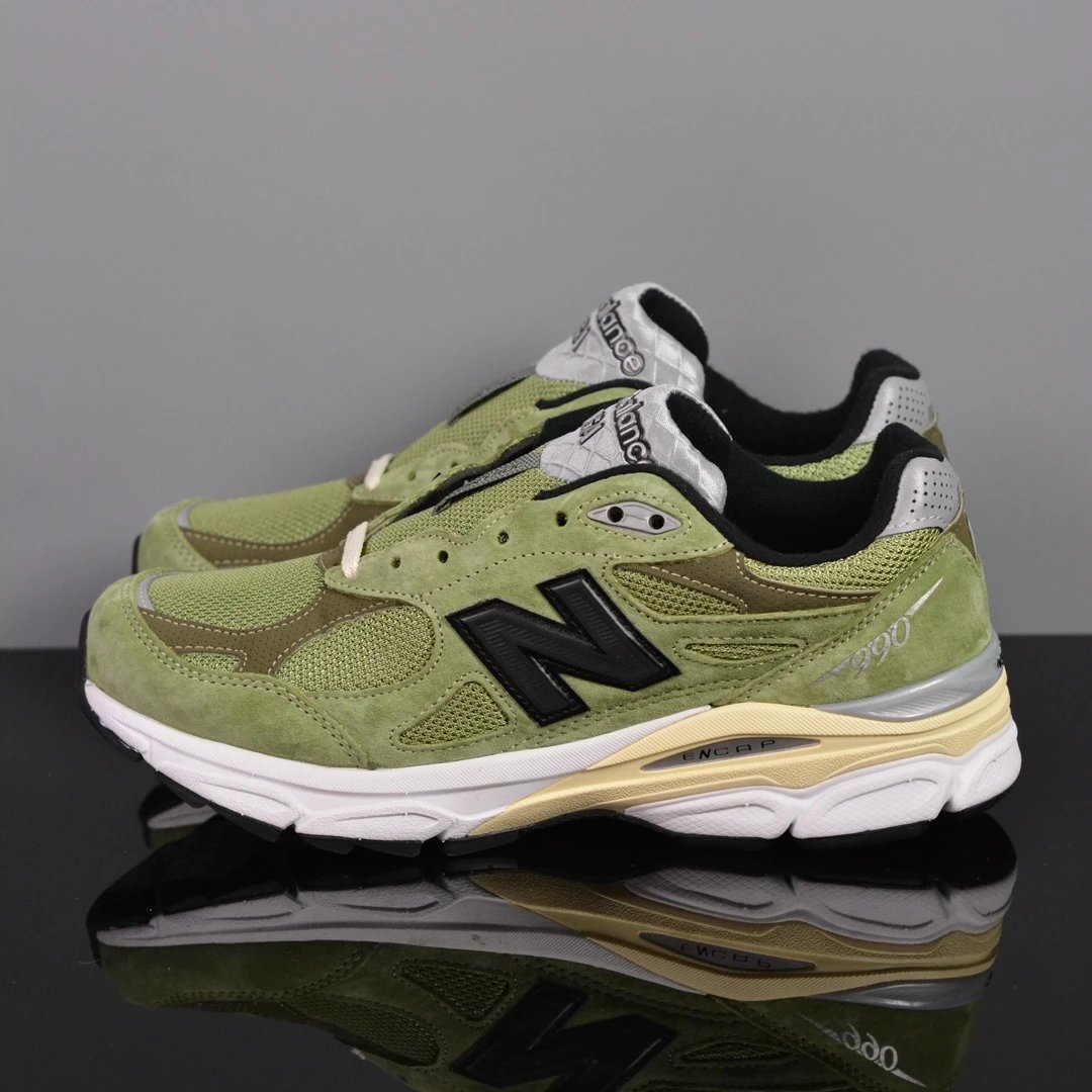 New Balance Multiple models shown — NB990V3 grass green 990JD3