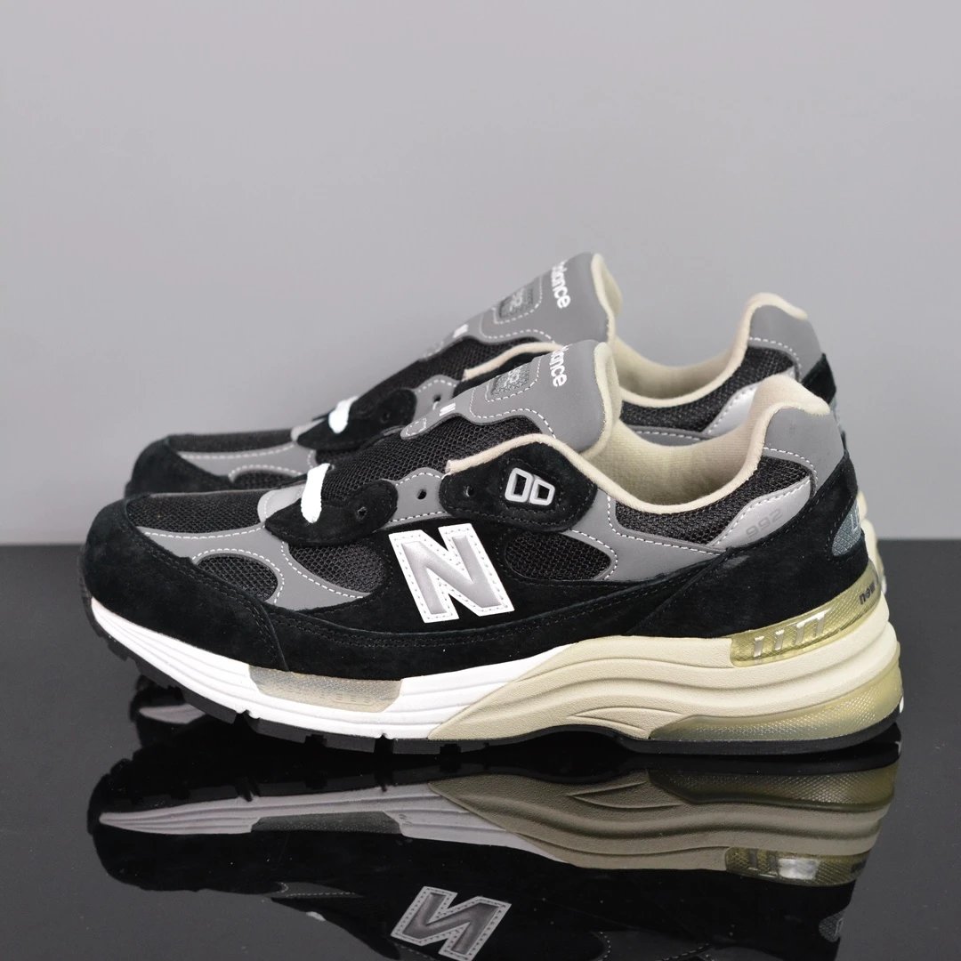 New Balance Multiple models shown — NB992 black-gray 992EB