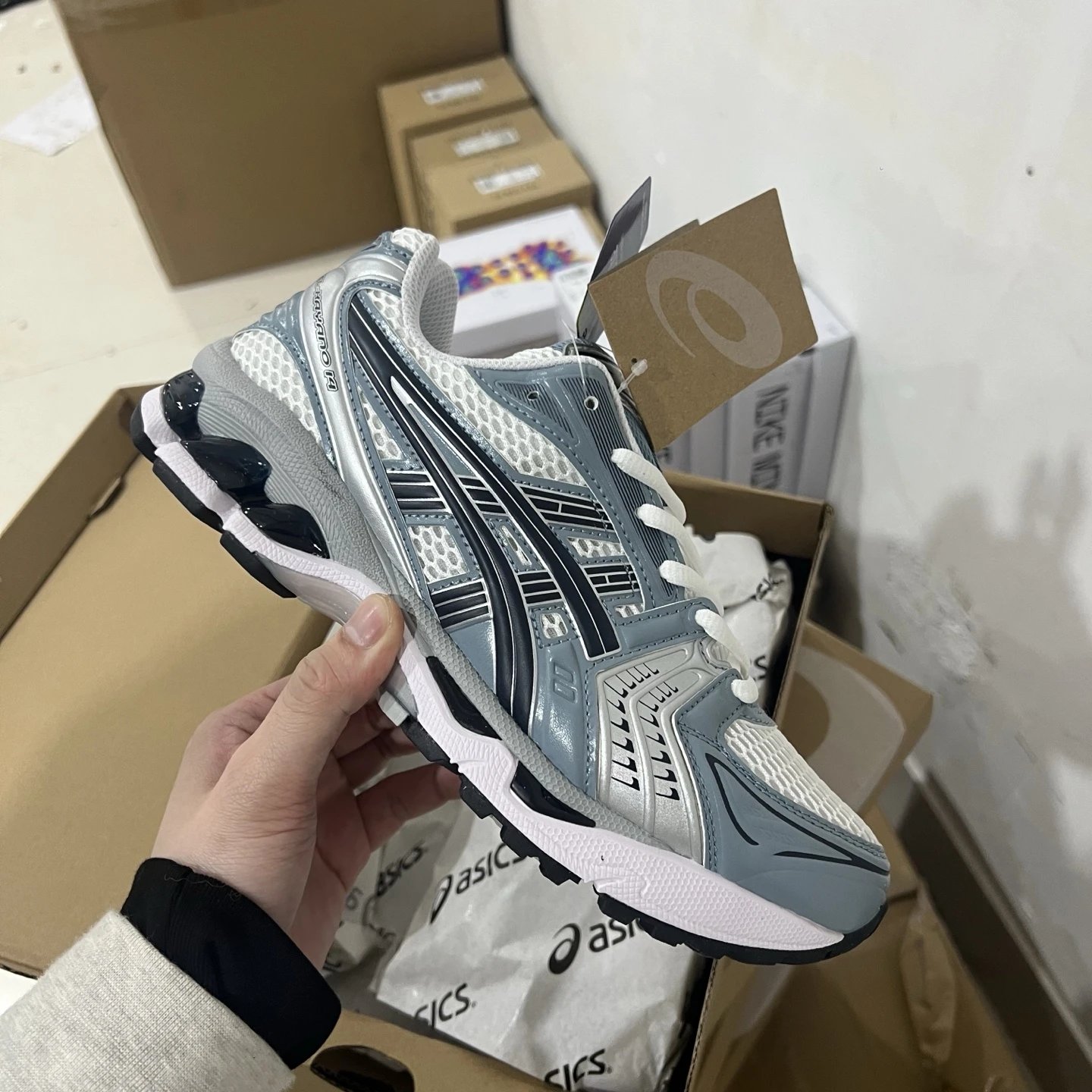 Kayano 14 White Blue 1203A537-106