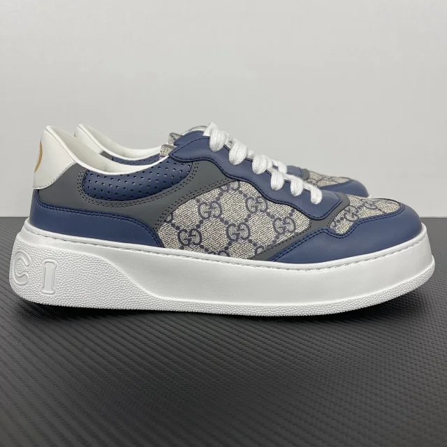 Gucci Sneakers Low-Top Platform with GG Monogram Panels product detail image 2
