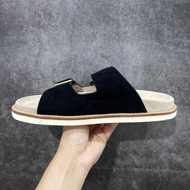 Brunello Cucinelli Slippers Suede Slide Sandals product detail image 57