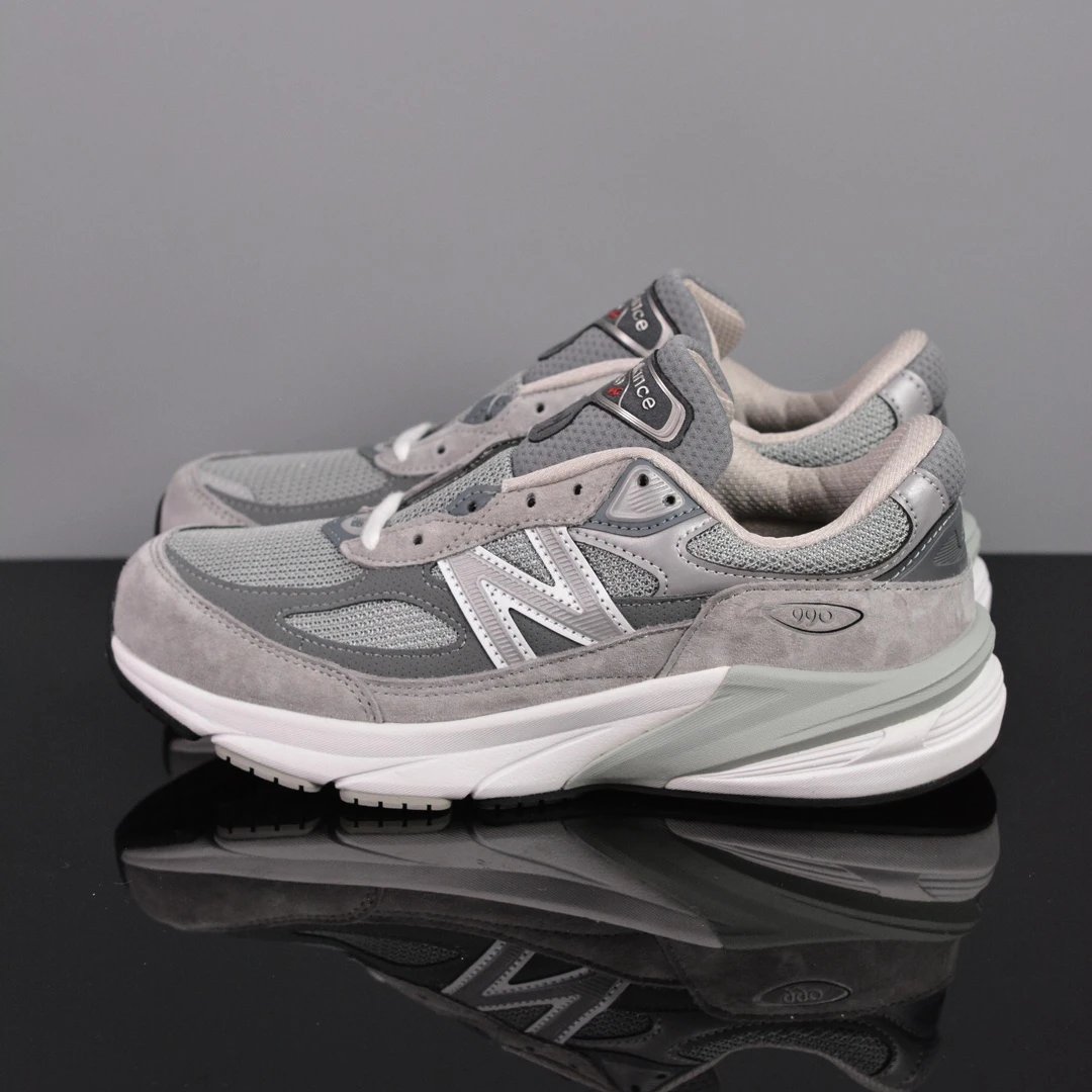 New Balance Multiple models shown — NB990V6 gray 990GL6