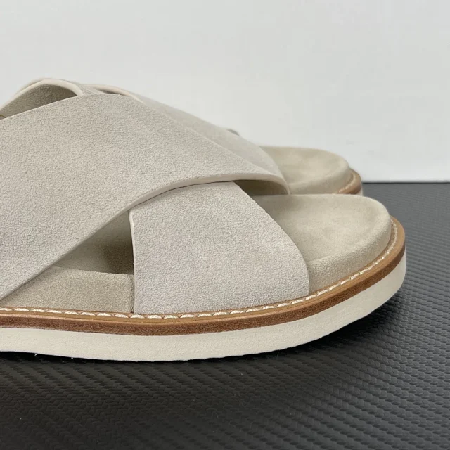 Brunello Cucinelli Slippers Suede Slide Sandals product detail image 30