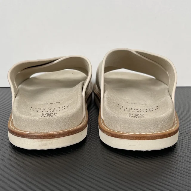 Brunello Cucinelli Slippers Suede Slide Sandals product detail image 33