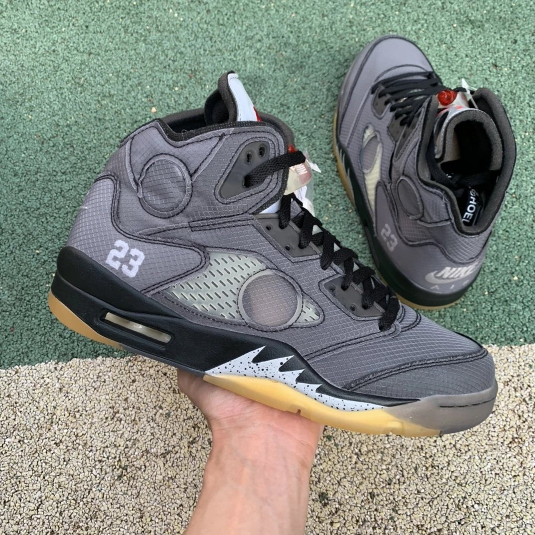 Nike Sneakers Air Jordan 5 — AJ5OW Black Cicada Wing CT 8480-001