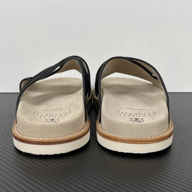 Brunello Cucinelli Slippers Suede Slide Sandals product detail image 24