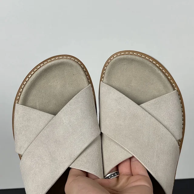 Brunello Cucinelli Slippers Suede Slide Sandals product detail image 37