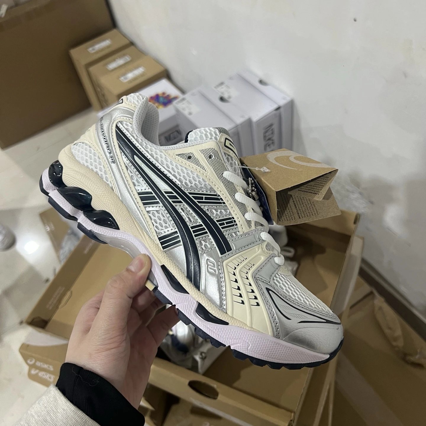 Kayano 14 White Silver 1202A056-109