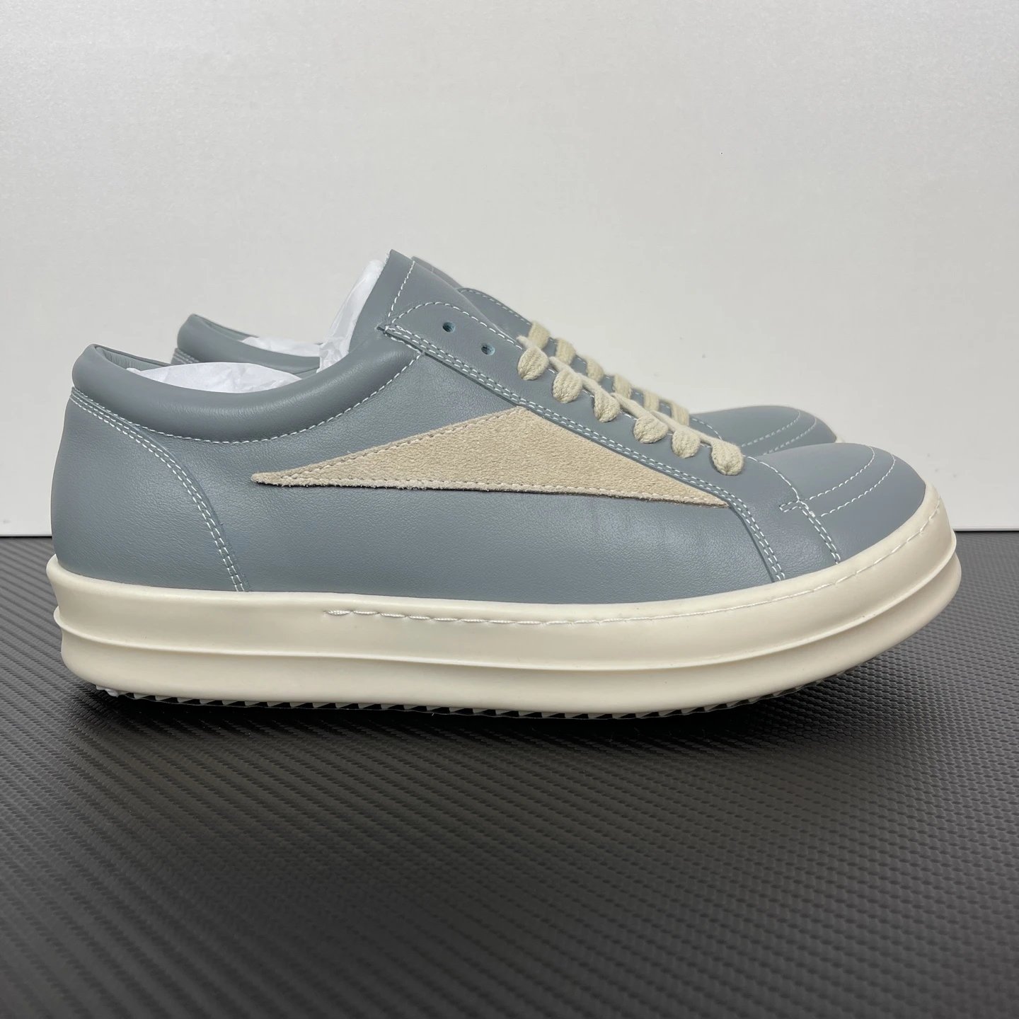 Unbranded Sneakers Low-Top with Contrast Geometric Side Panel — RO Blue infringement
