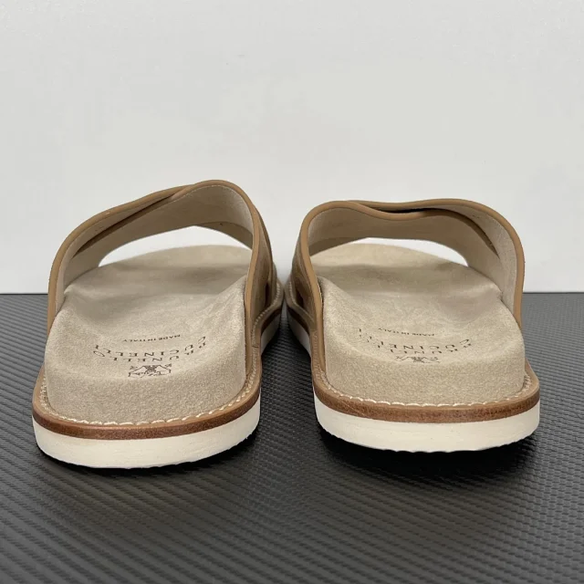 Brunello Cucinelli Slippers Suede Slide Sandals product detail image 42