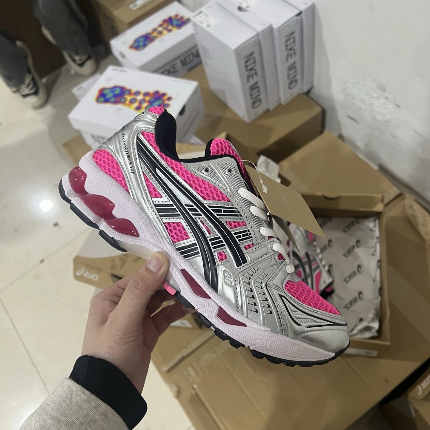 Kayano 14 Silver Pink 1201A019-700