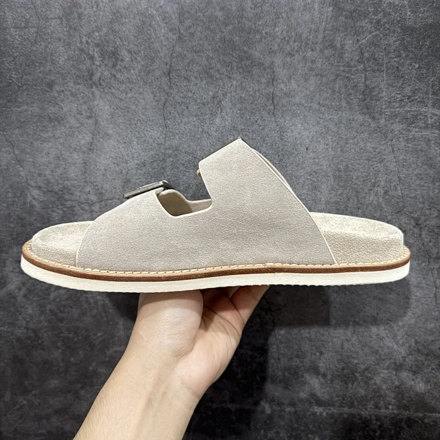 Brunello Cucinelli Slippers Suede Slide Sandals product detail image 48