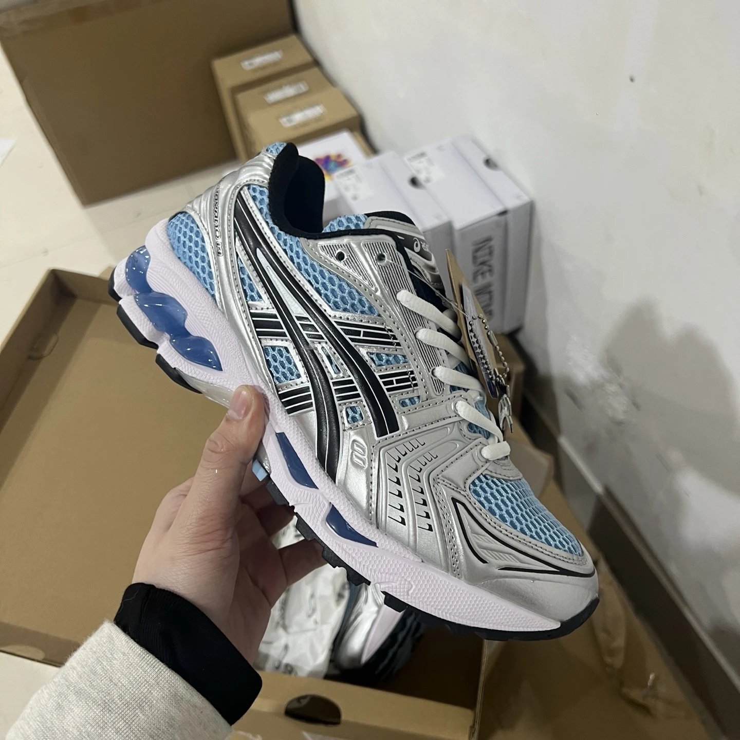 Kayano 14 Blue Silver 1203A537-400