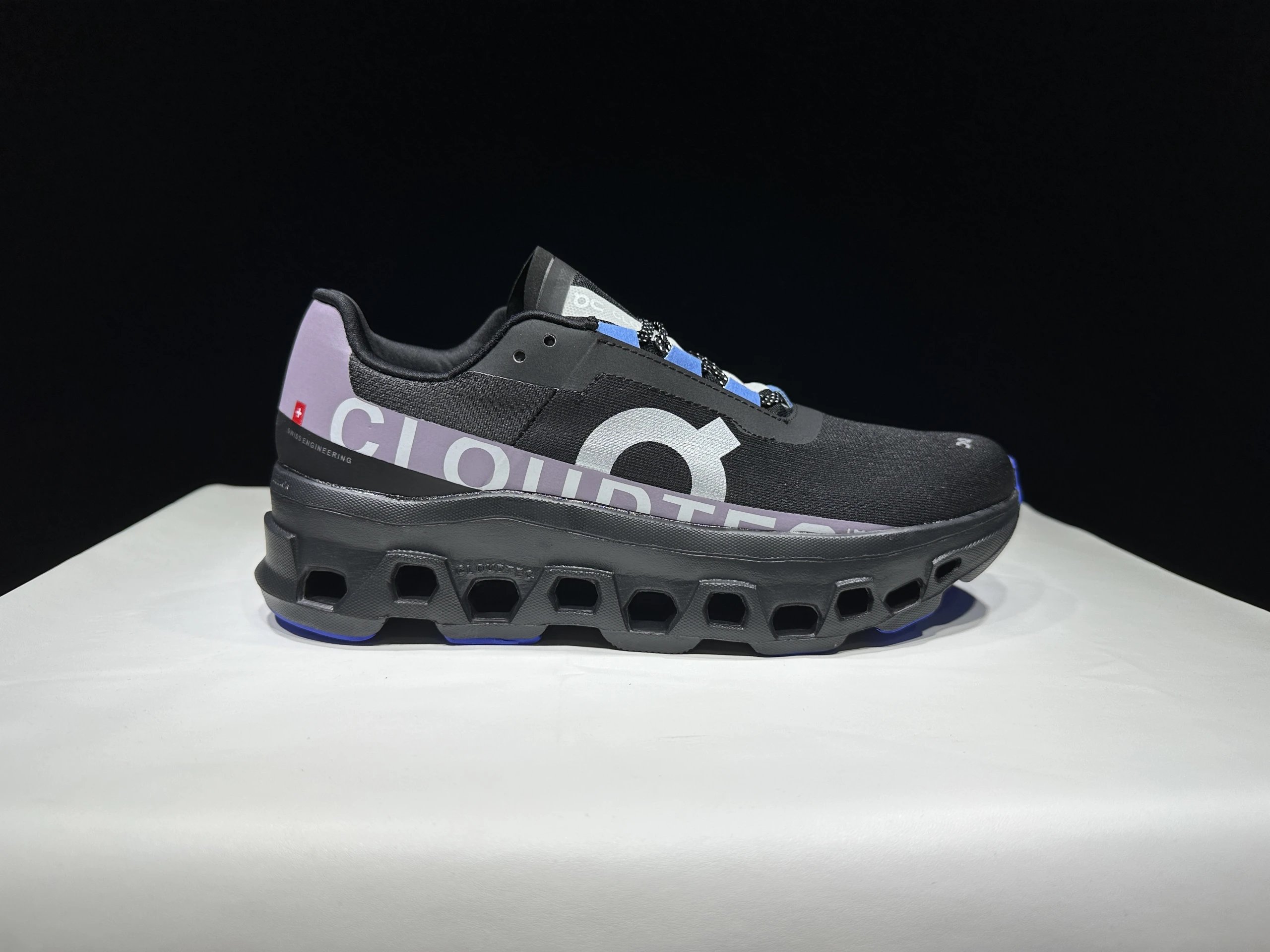 On Sneakers Cloudmonster — ON Monster Black Purple Blue 40.99706