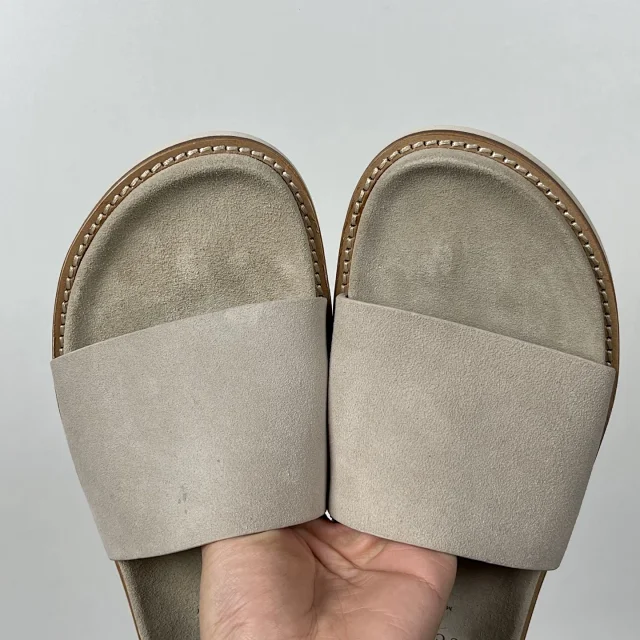 Brunello Cucinelli Slippers Suede Slide Sandals product detail image 19