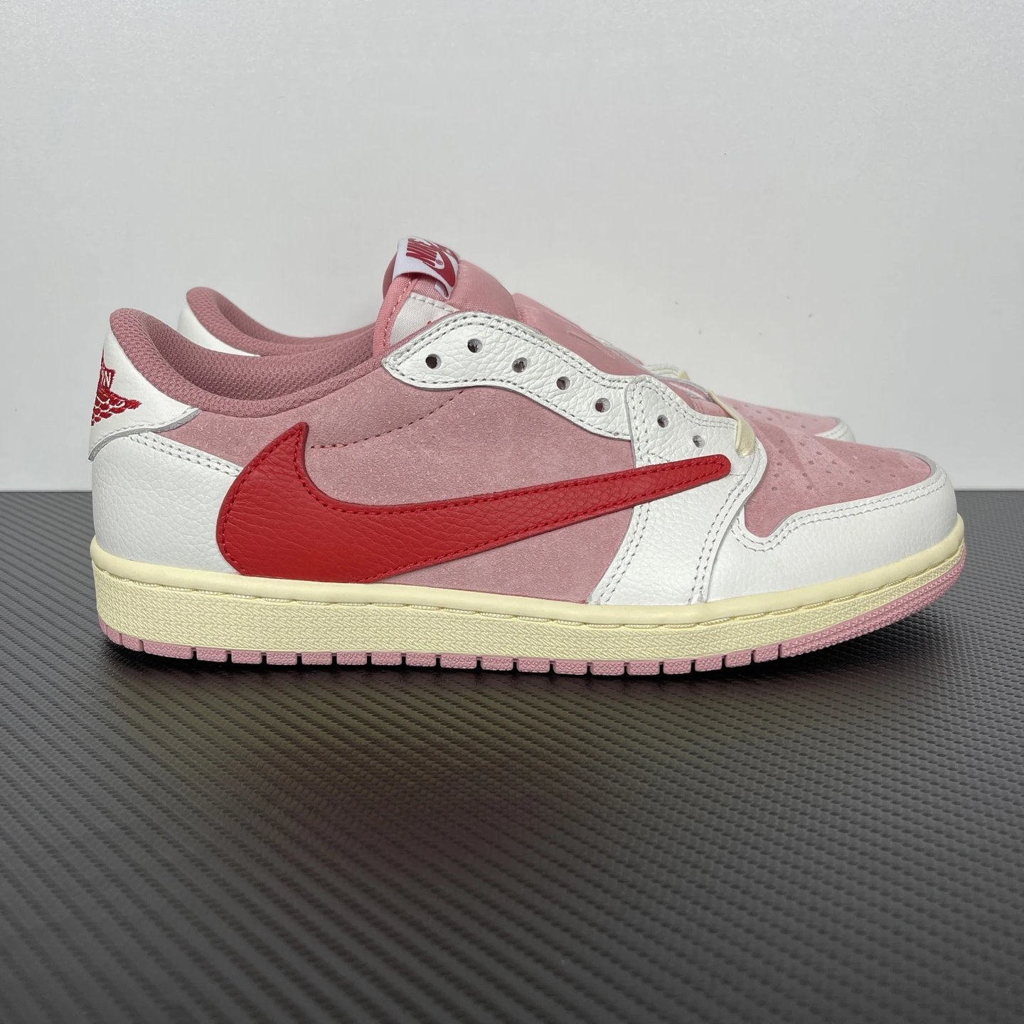 Air Jordan 1 Low OG SP 'Reverse Mocha' White Pink Red DM7866-601