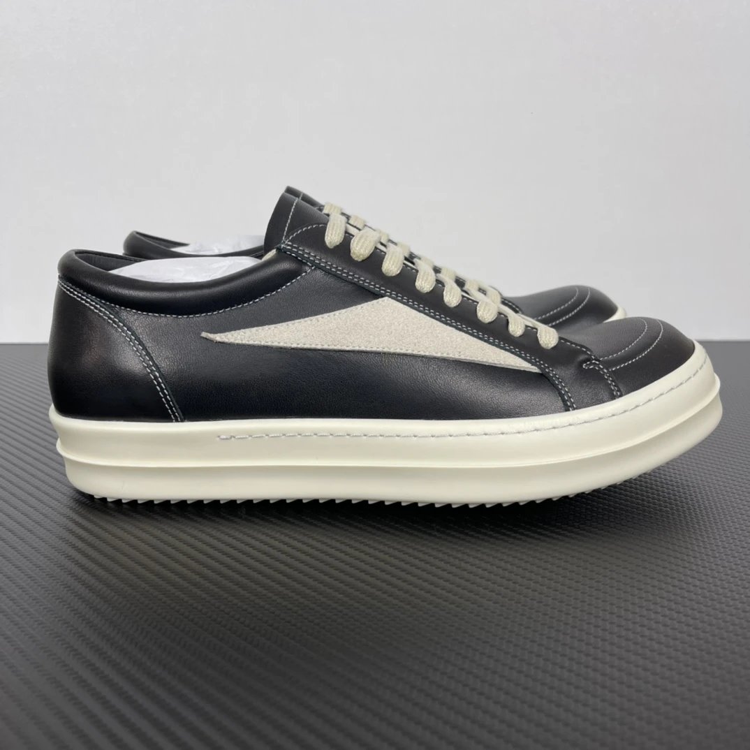 Unbranded Sneakers Low-Top with Contrast Geometric Side Panel variant SOURCE-sku:131594684359