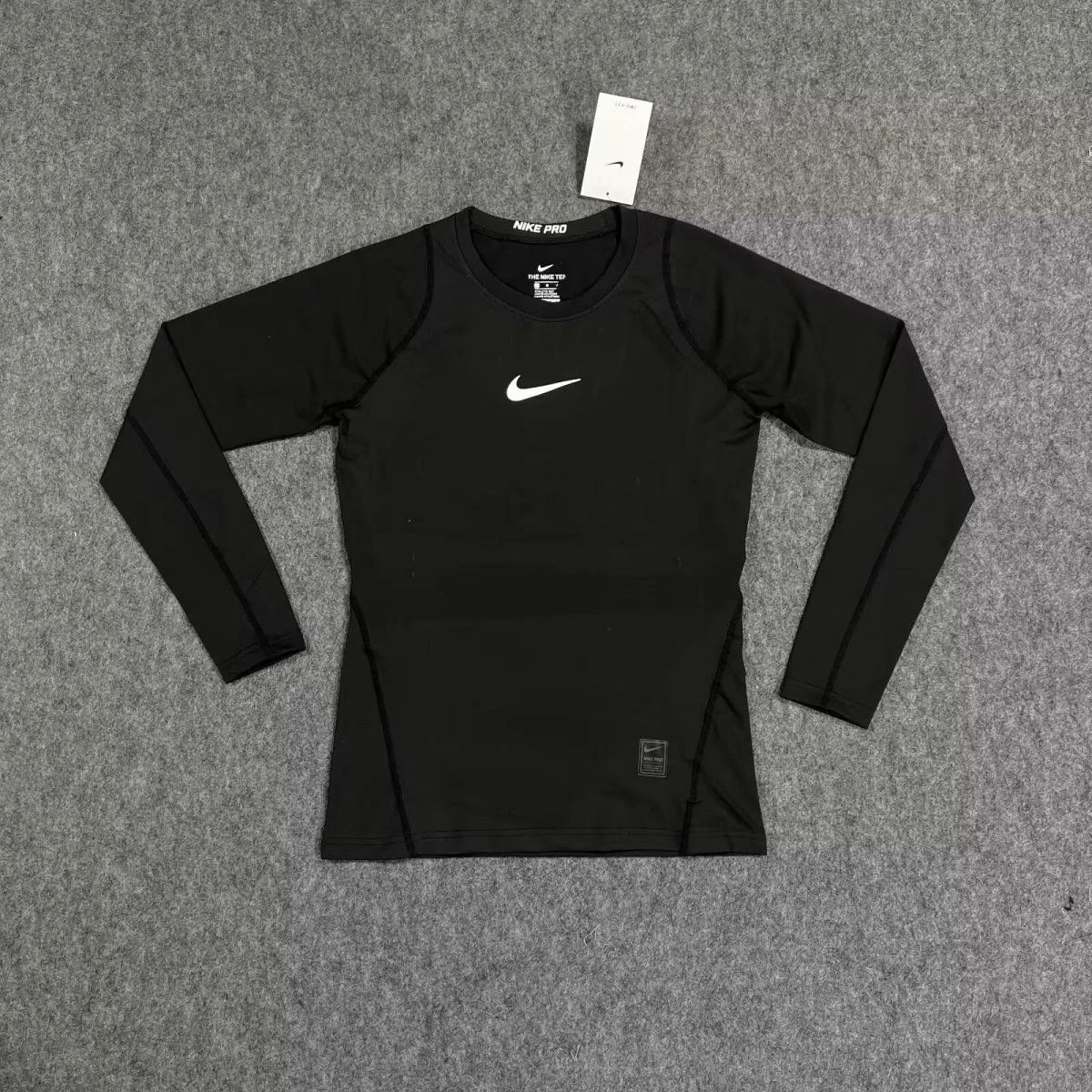 Black hook long sleeved shirt