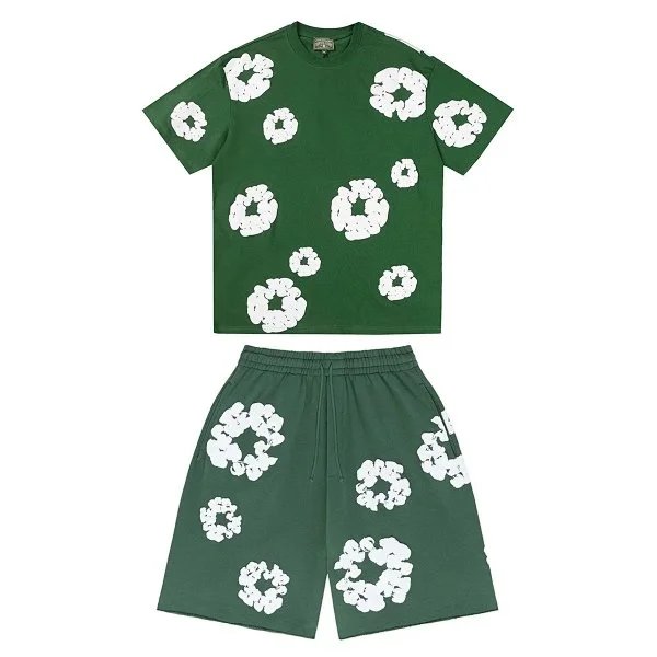 Dark Green Short Set