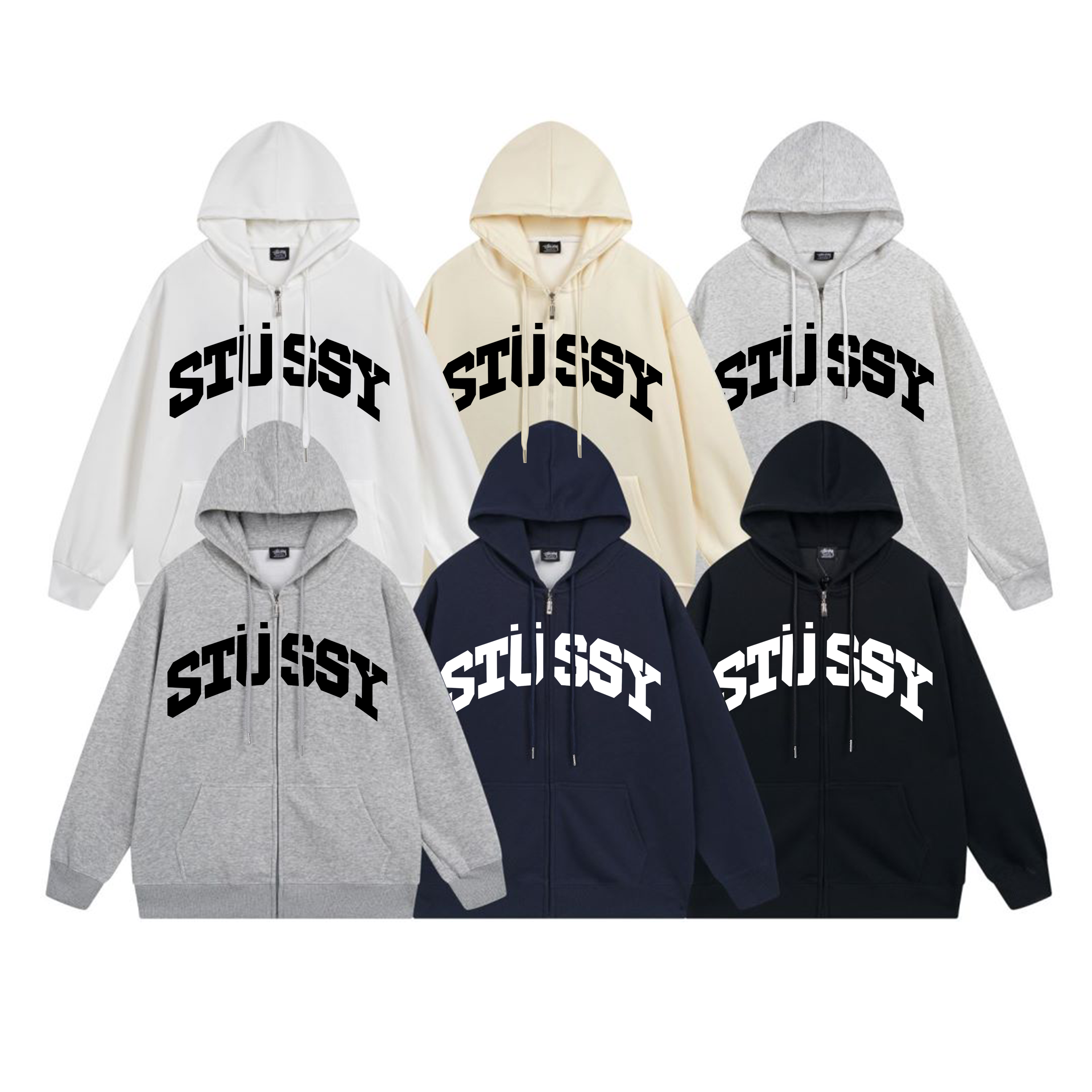 Stussy Zip Up Hoodie
