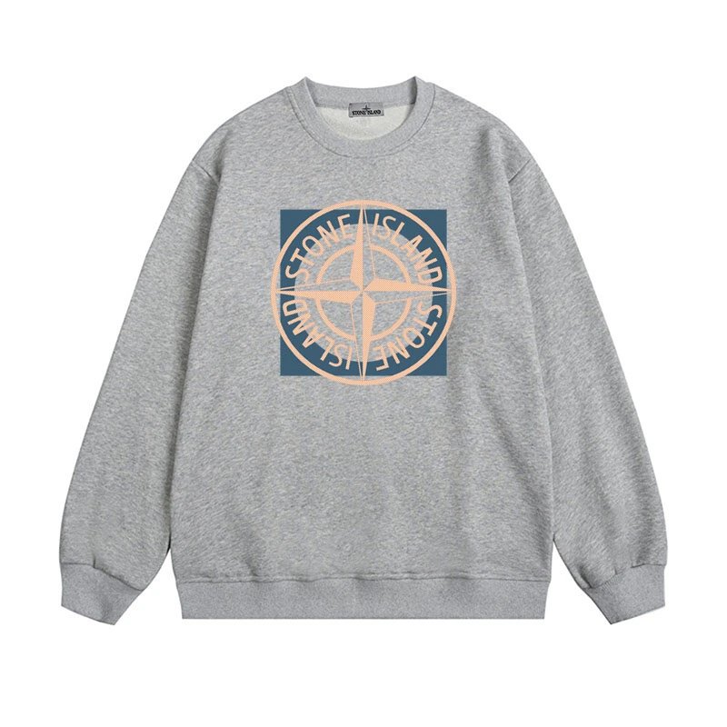 Stone Island Grey Crewneck Sweatshirt